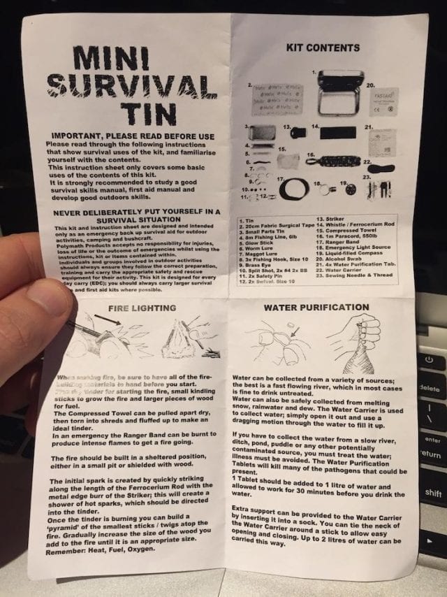 The Smallest Survival Kit Under 15 What Does It Have And Will It Help The Smallest Survival Kit Under 15 What Does It Have And Will It Help
