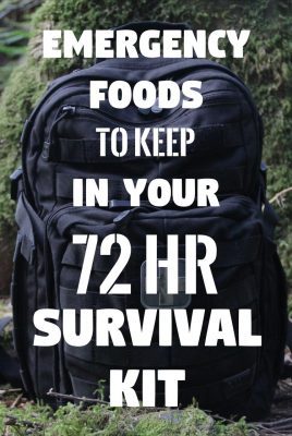 Food Supply: What Emergency Food Do You Need In A 72-Hour Kit?