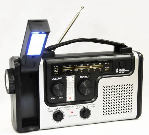 topAlert Emergency Solar Hand Crank Radio