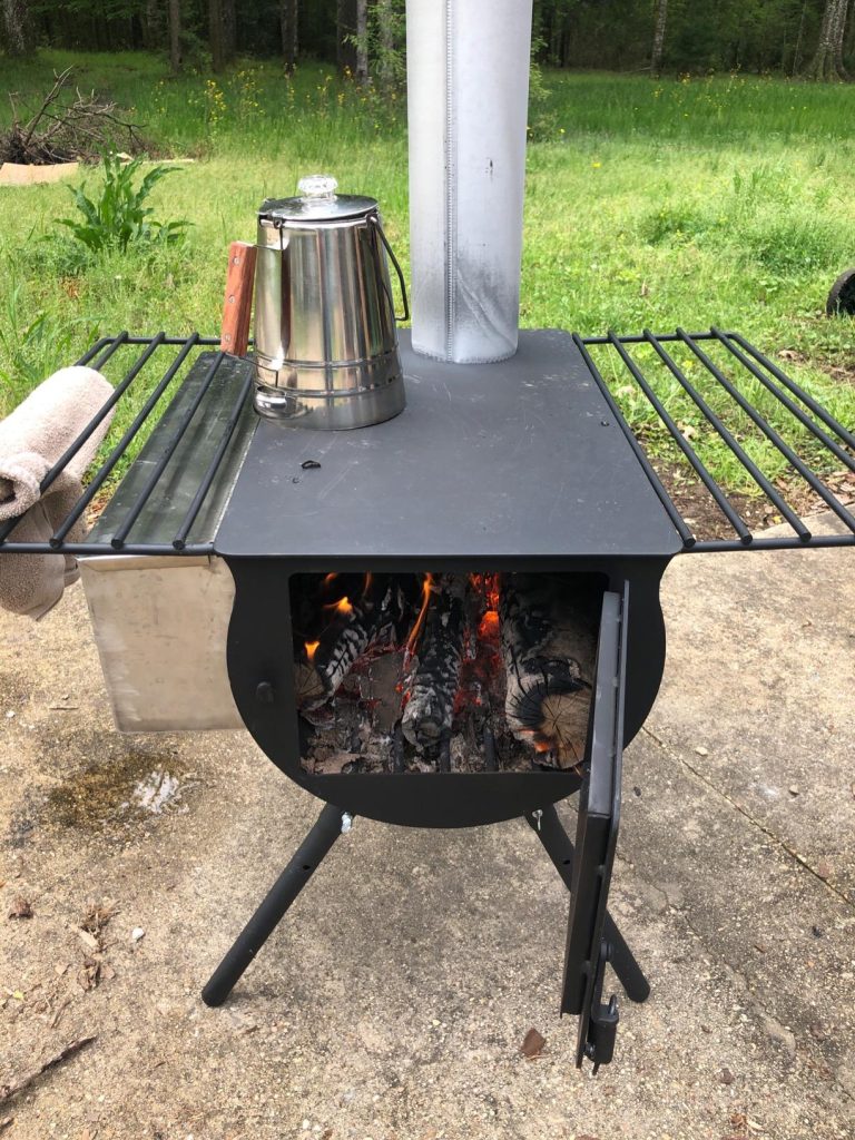 Fire Stove For Cooking And Warmth