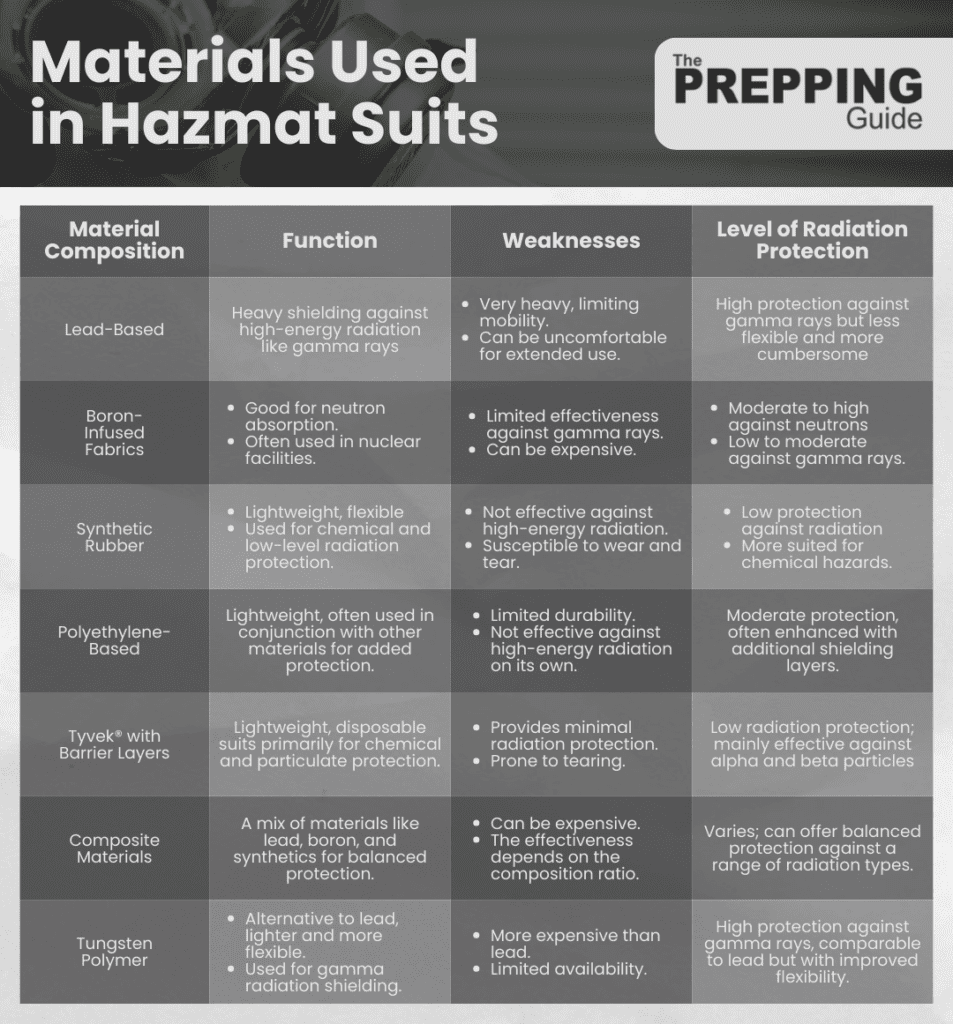 How Much Radiation Can A Hazmat Suit Withstand?