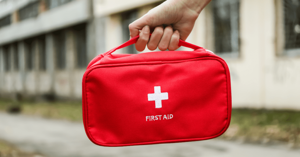 a compact first aid bag
