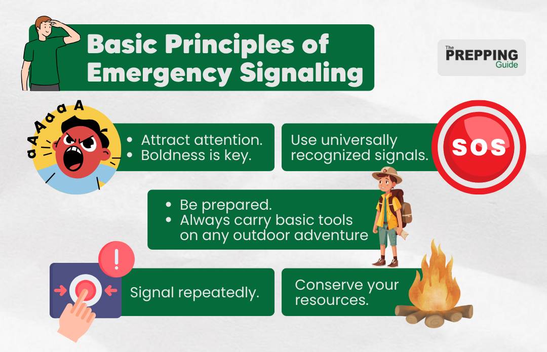 The basic principles of emergency signaling.