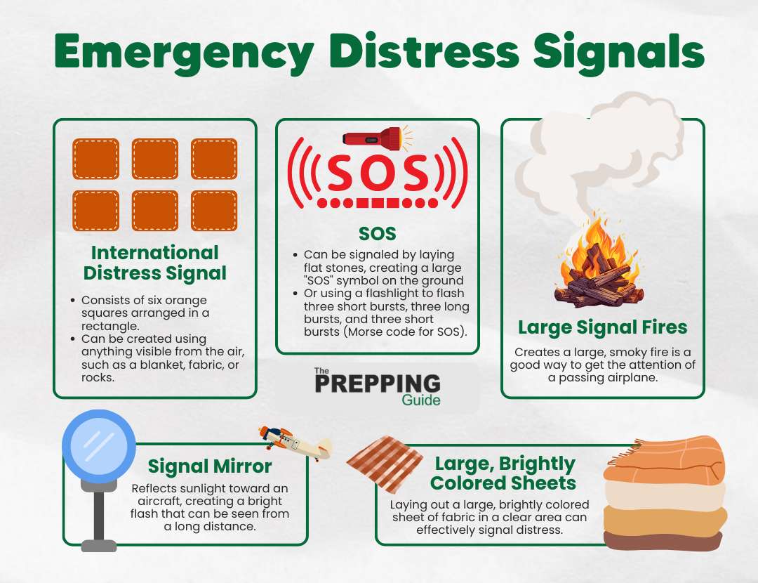 Emergency distress signals.