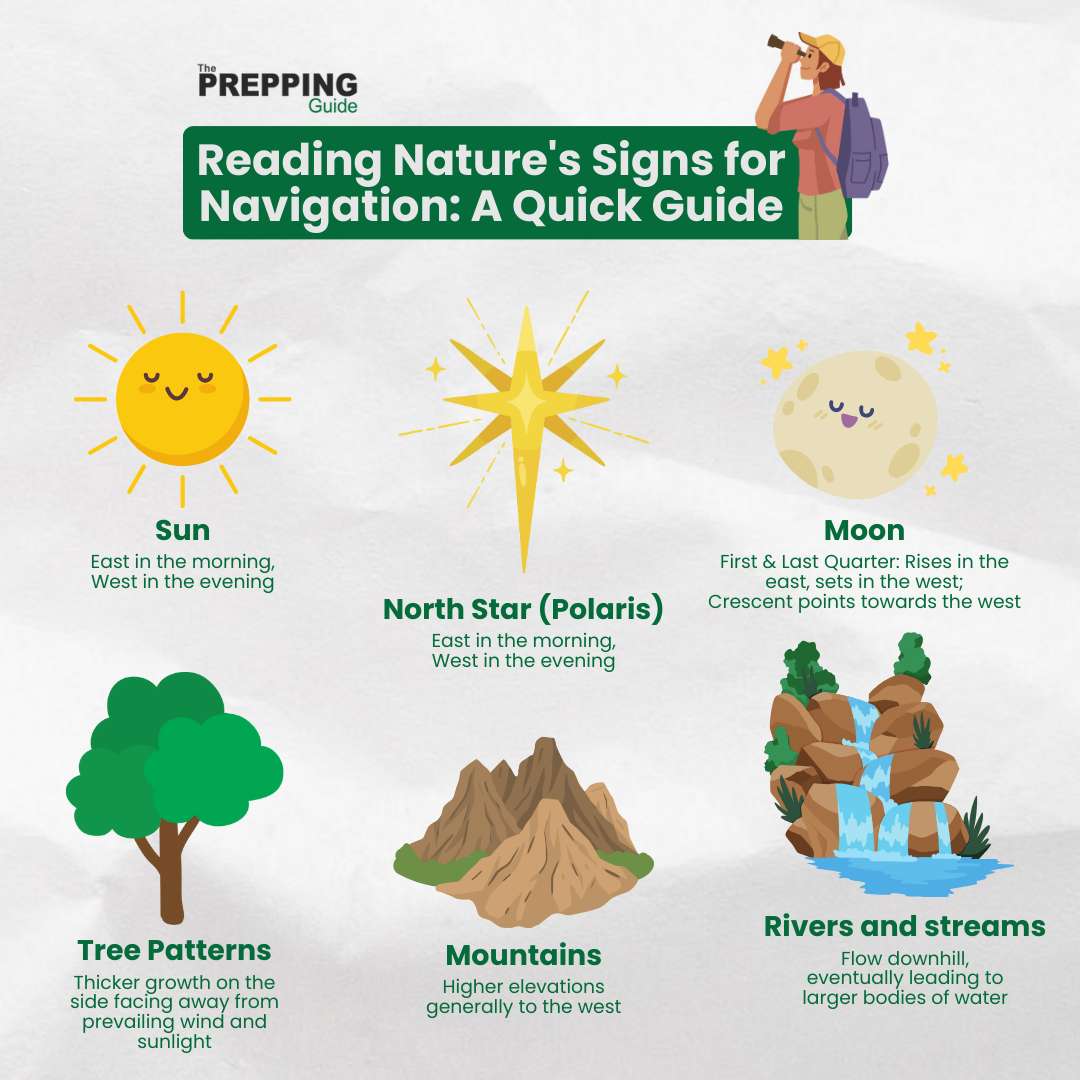Reading nature's signs for navigation A quick guide